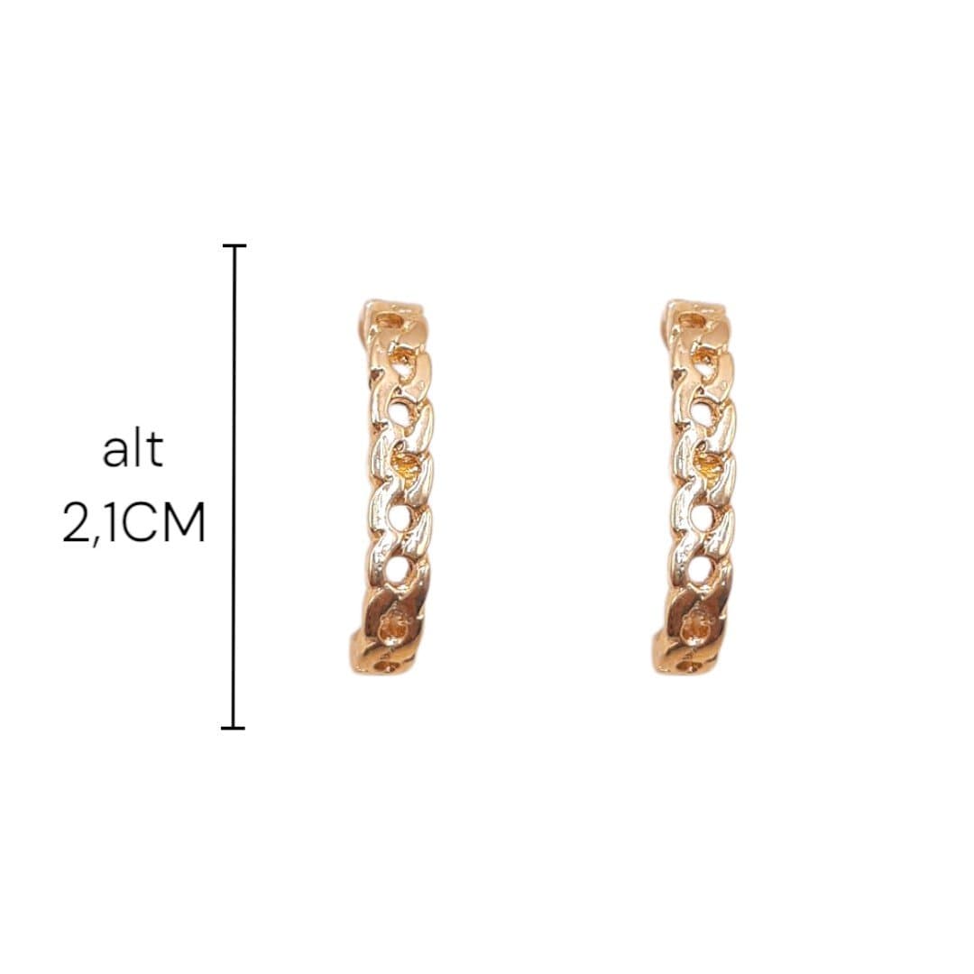 Brinco Ear Hook De Corrente