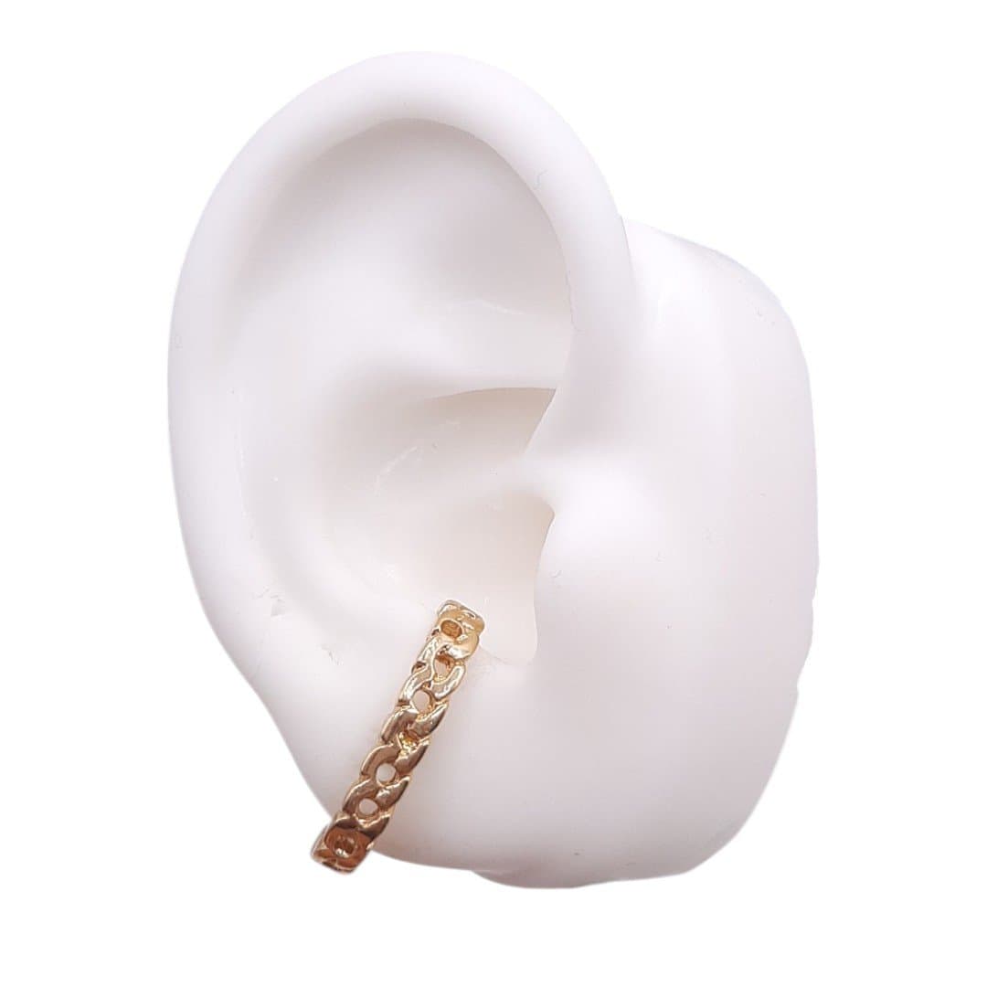 Brinco Ear Hook De Corrente miniatura 2