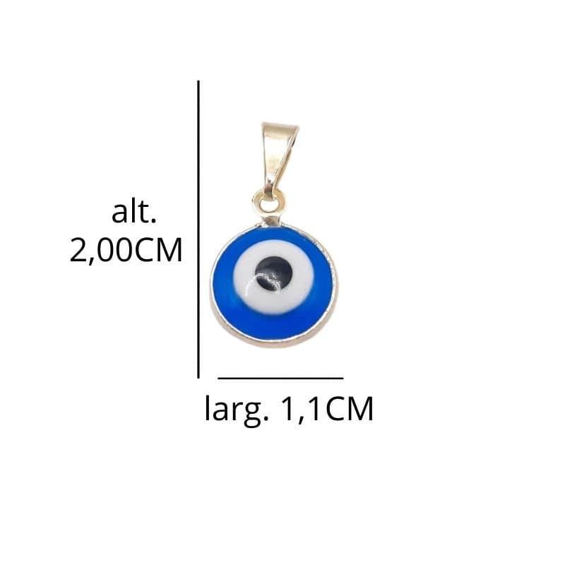 Pingente Olho Grego  10mm