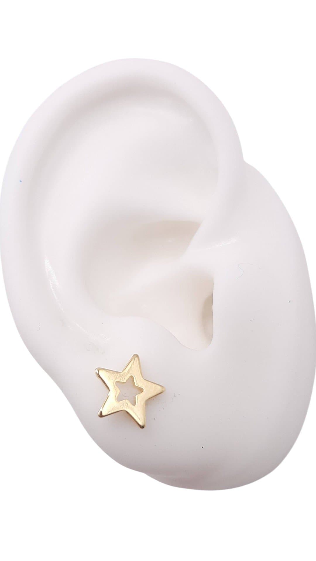 Brinco Estrela Vazada Nº2 miniatura 2