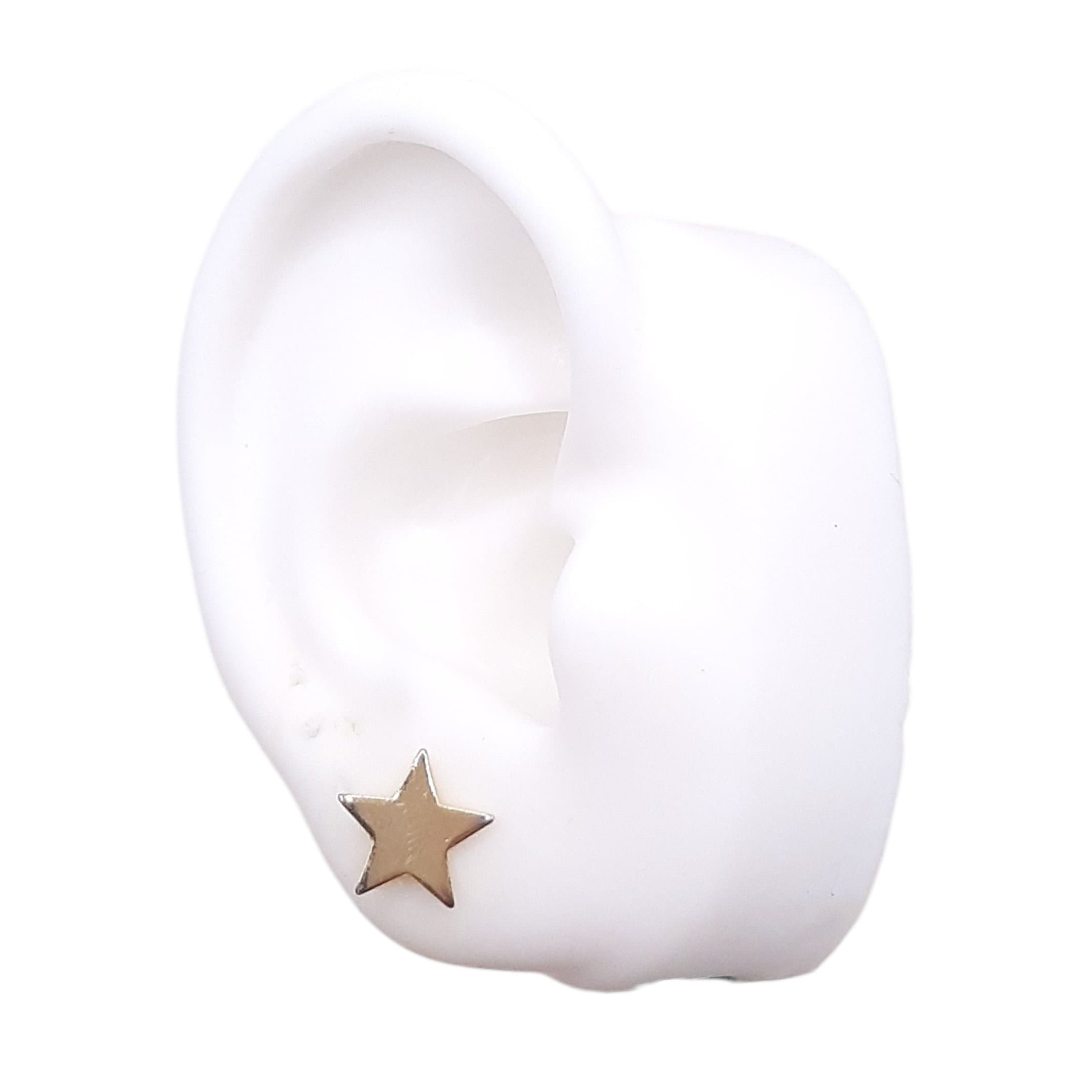 Brinco Estrela Lisa Nº3 miniatura 2