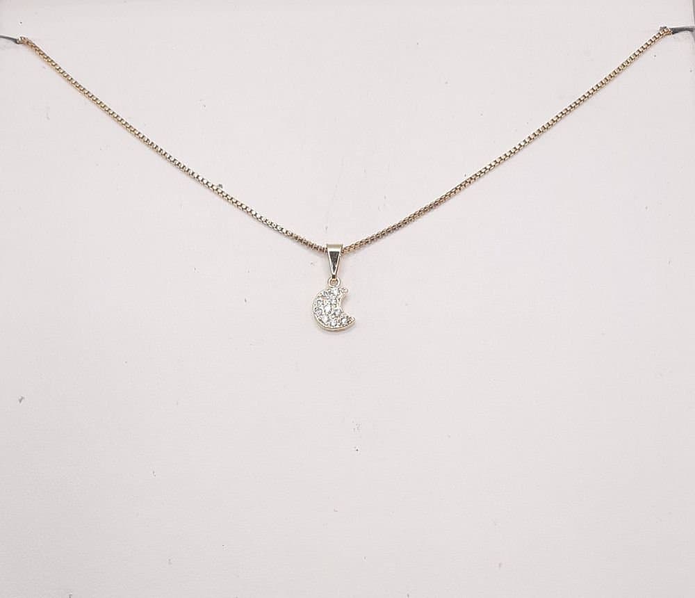 Pingente Lua Cravejada miniatura 2