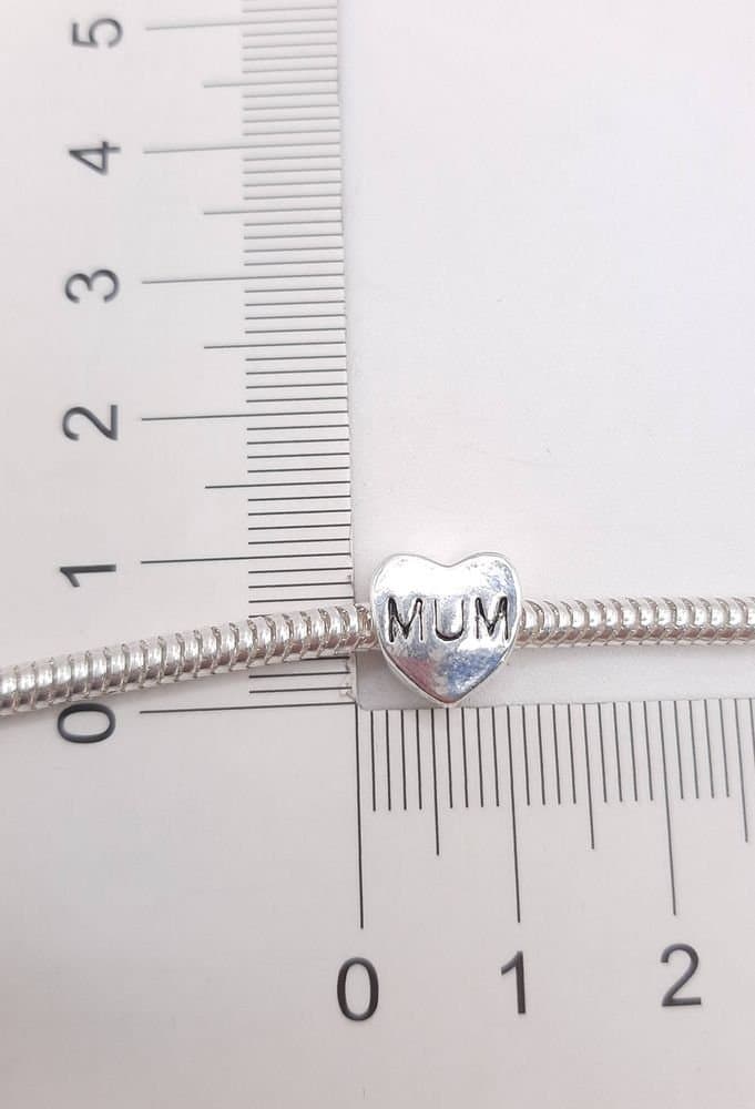 Berloque Coração "mum"