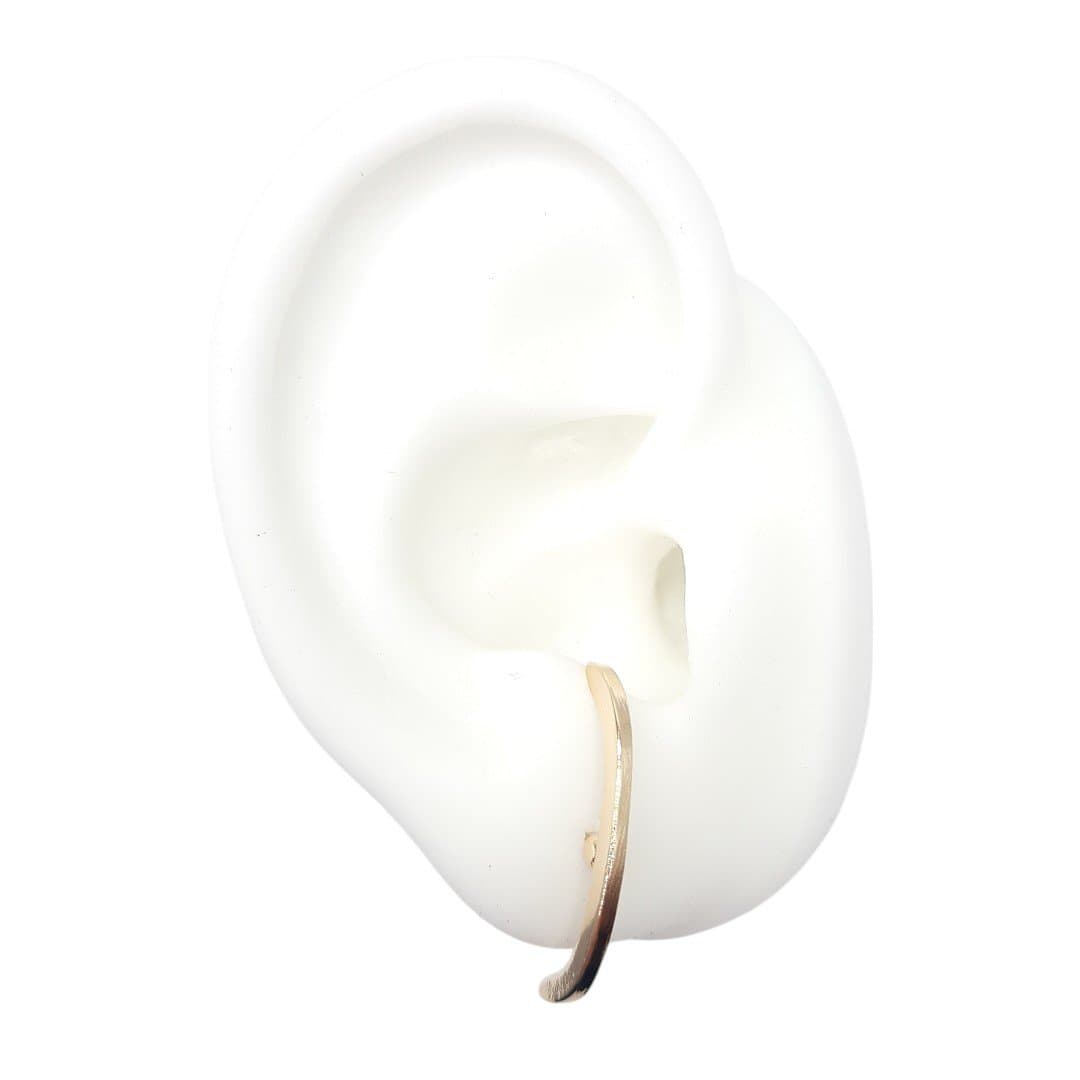Brinco Ear Hook Liso Fino miniatura 2