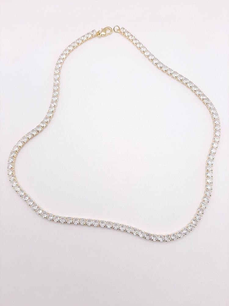 Colar Fio Zirconia 4mm