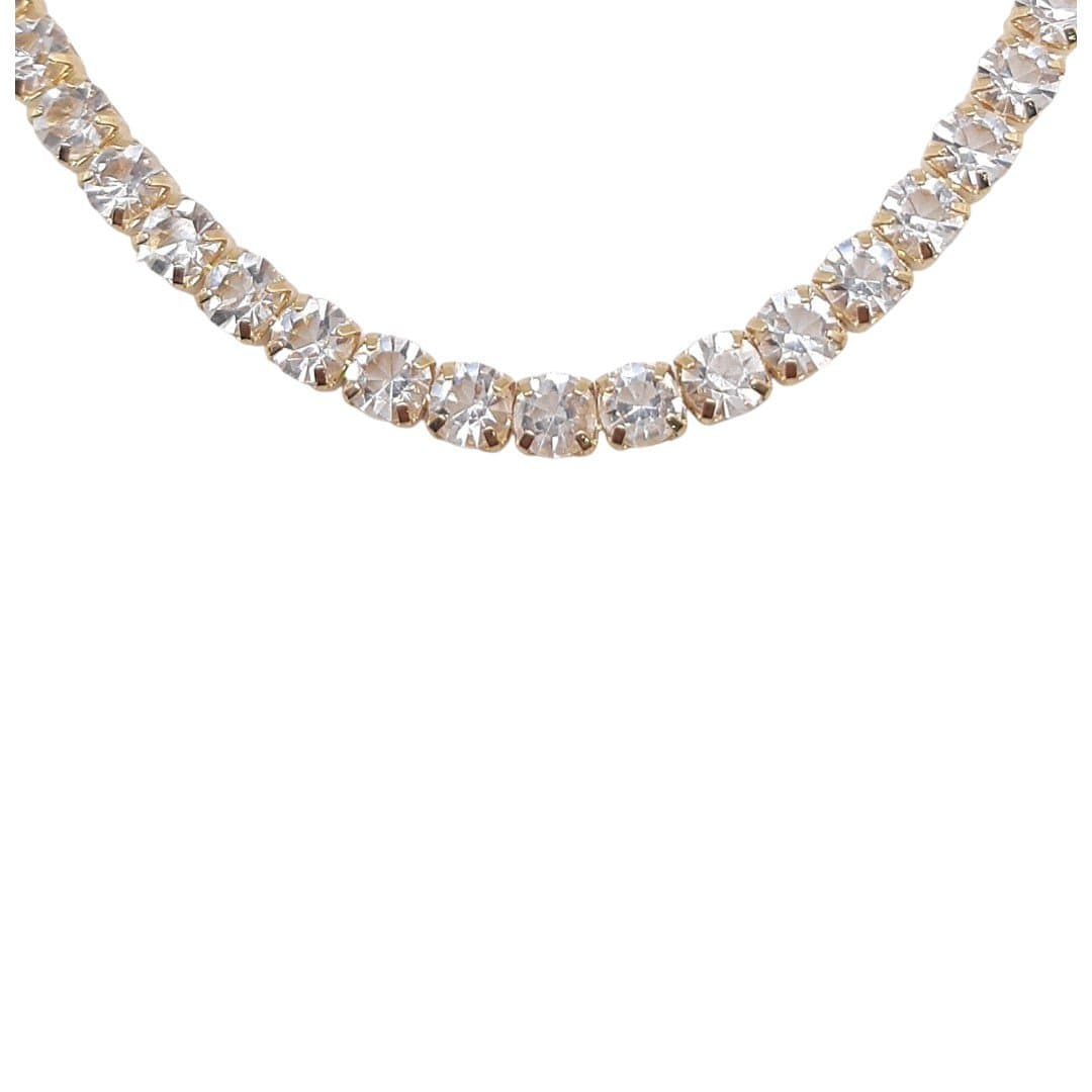 Colar Fio Zirconia 4mm