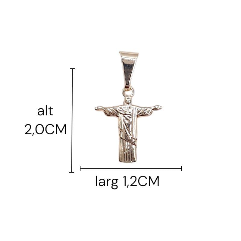 Pingente Cristo Redentor Detalhado