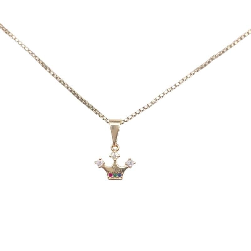 Pingente Coroa Com Zircônia miniatura 2