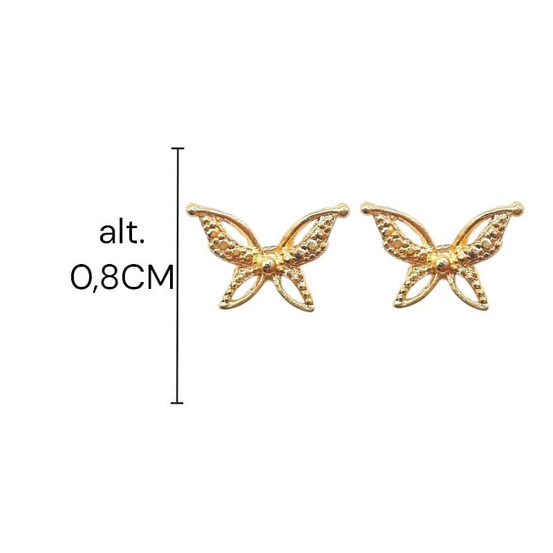 Brinco Borboleta Trabalhada