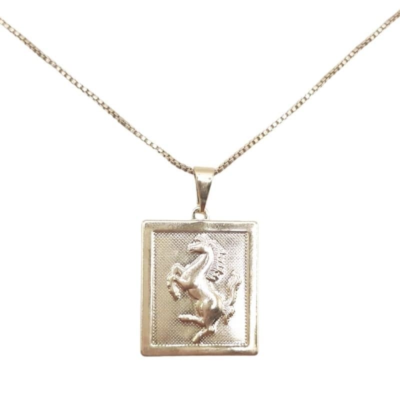 Pingente Placa Com Cavalo miniatura 2