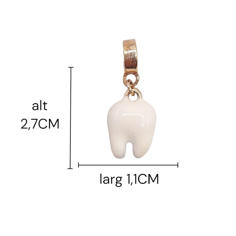 Berloque Dente Liso