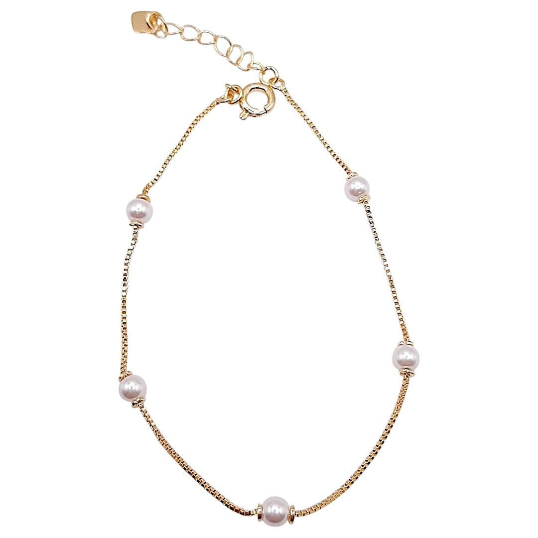 Pulseira Perolinhas De 3mm