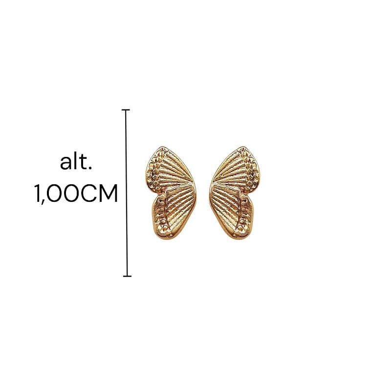 Brinco Asa Borboleta Desenhada