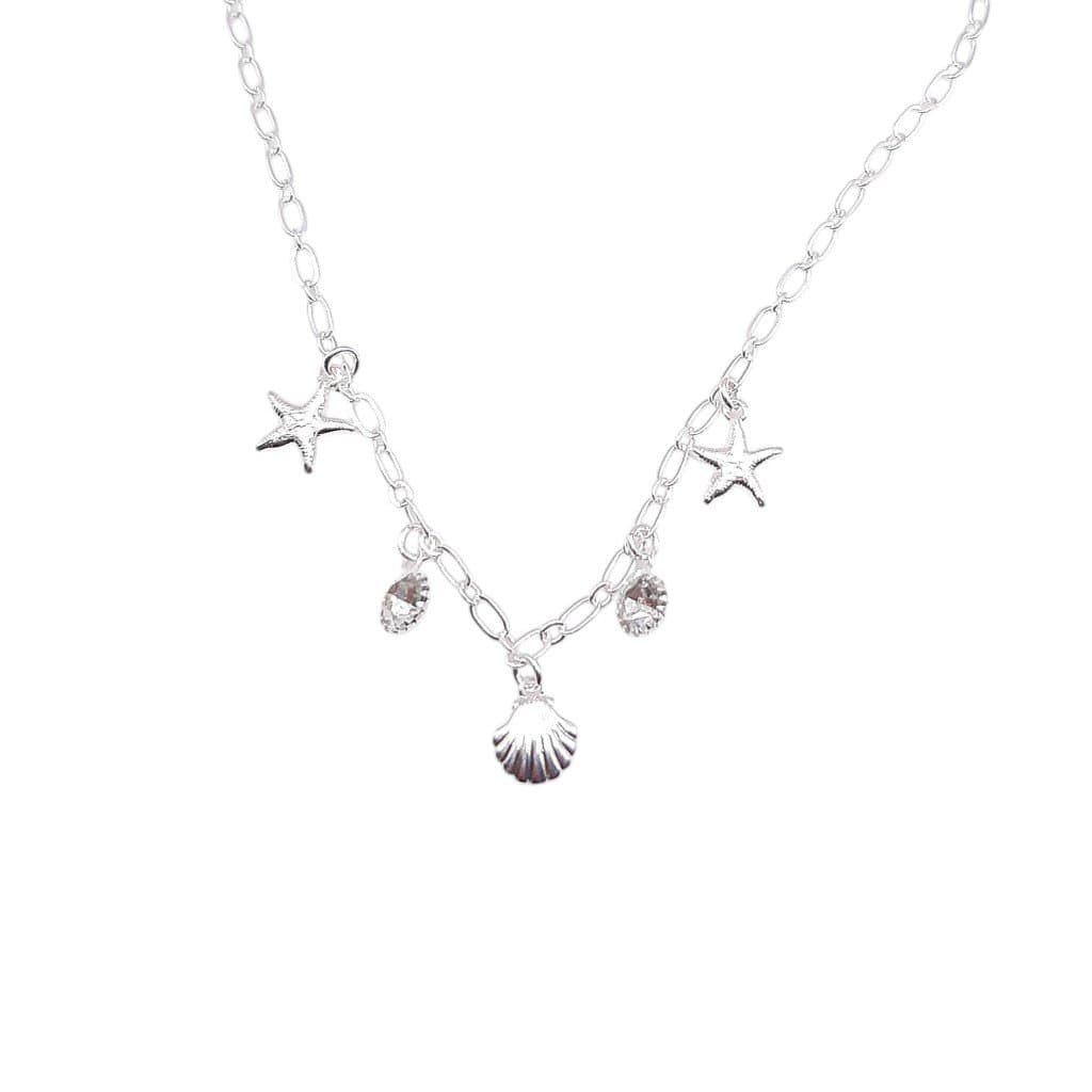 Choker Estrelas, Concha E Strass