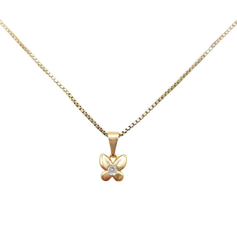 Pingente Borboleta Com Zircônia miniatura 2