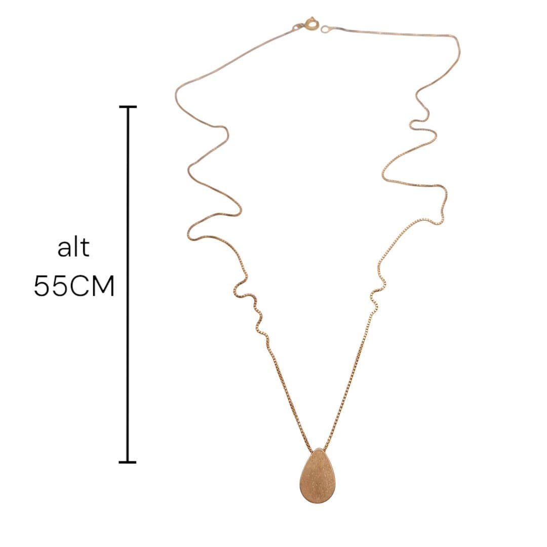 Colar Gota G. 55cms miniatura 3