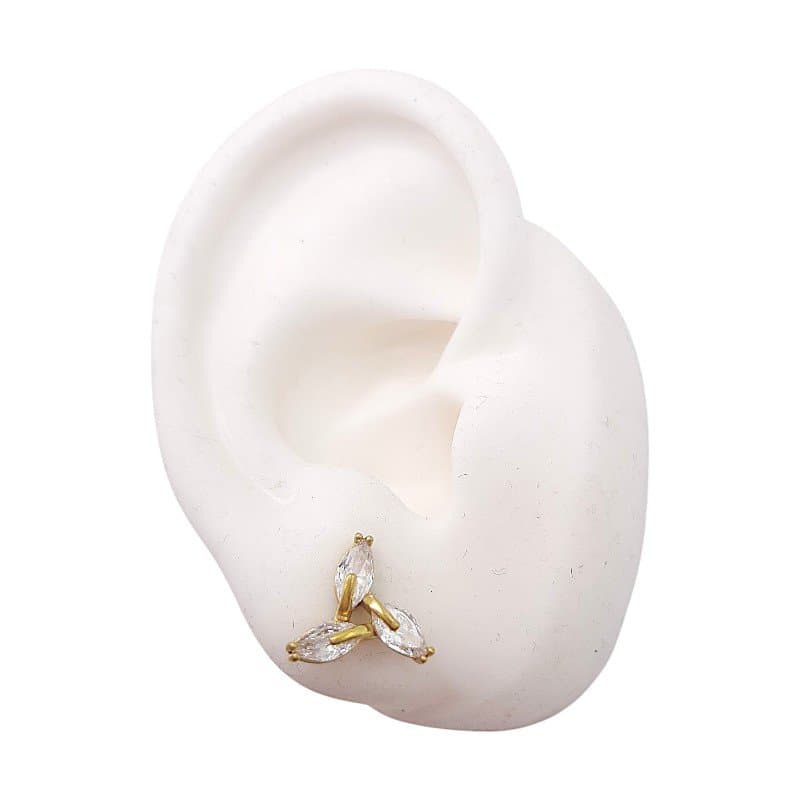 Brinco Cata Vento Cravejado miniatura 2