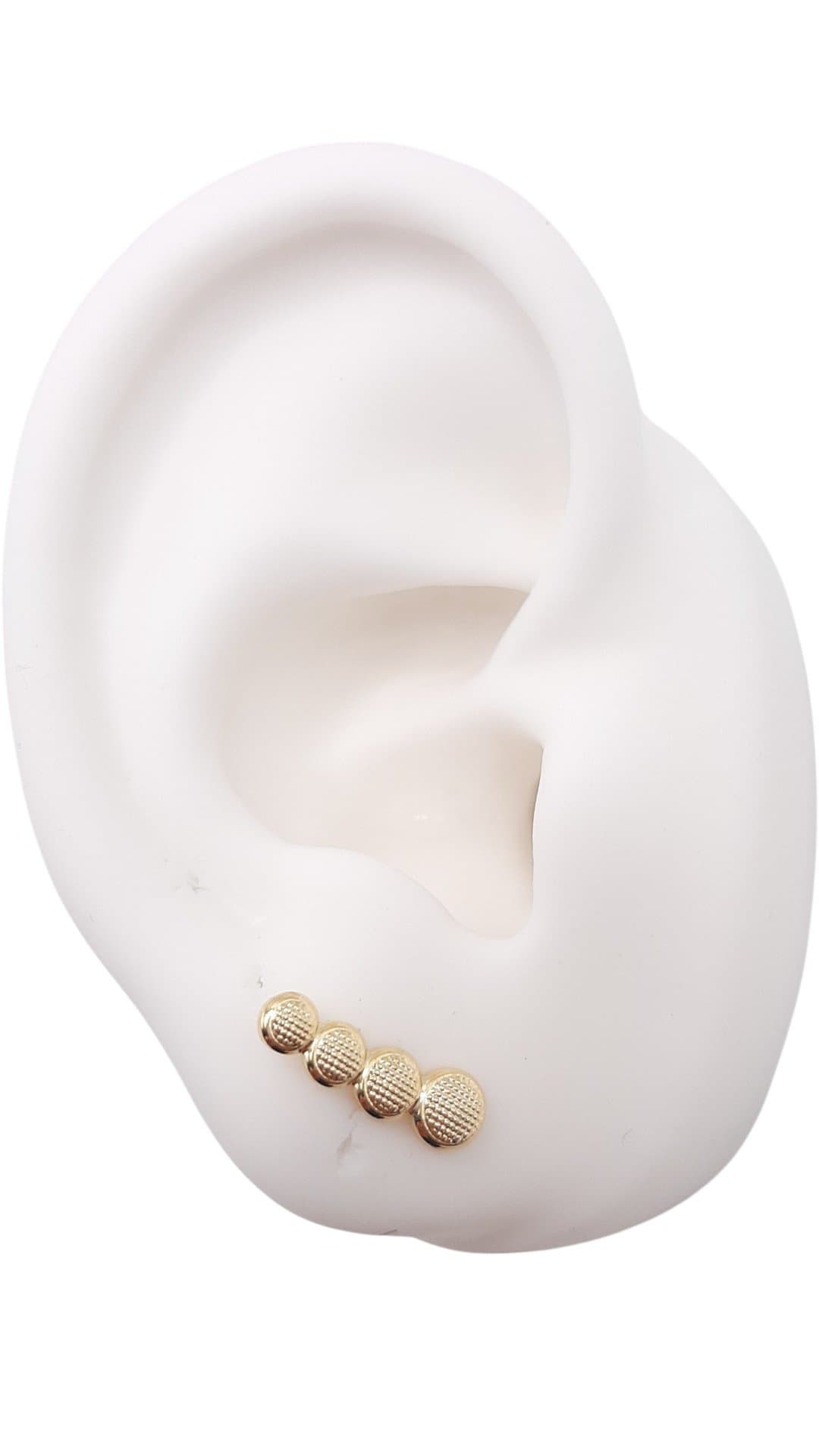 Brinco Ear Cuff 4 Bolinhas miniatura 2
