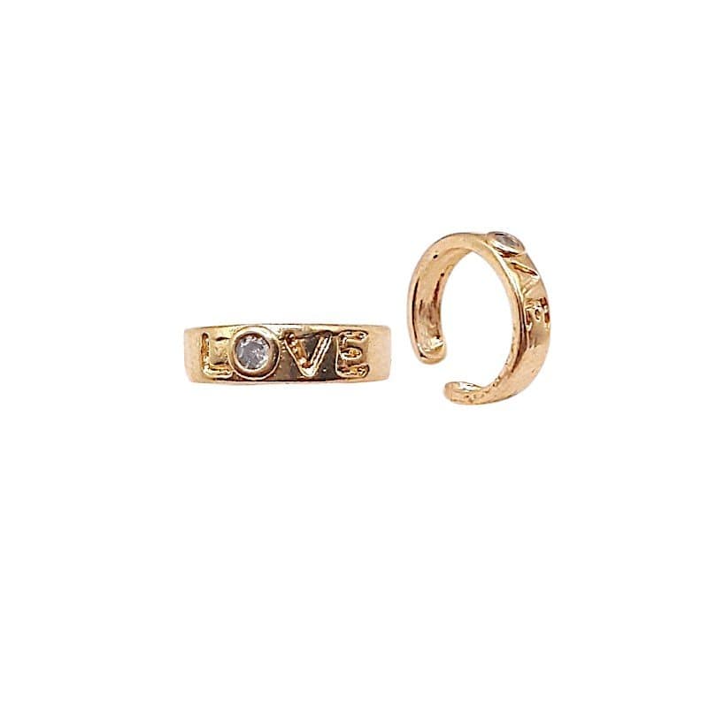 Anel Love Com 1 Zirconia