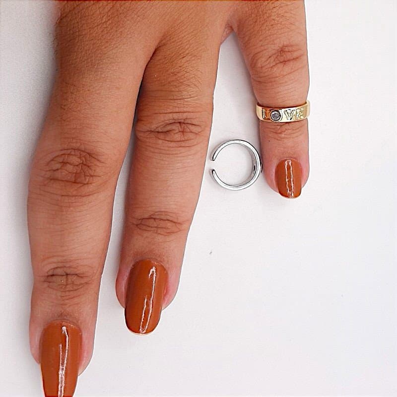 Anel Love Com 1 Zirconia miniatura 2