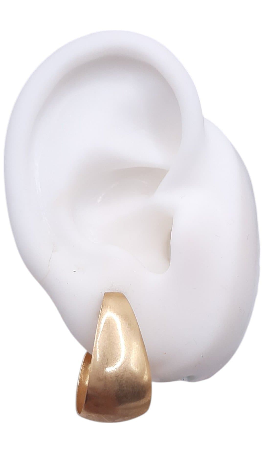 Brinco Argola Em Gota De Chapa miniatura 2