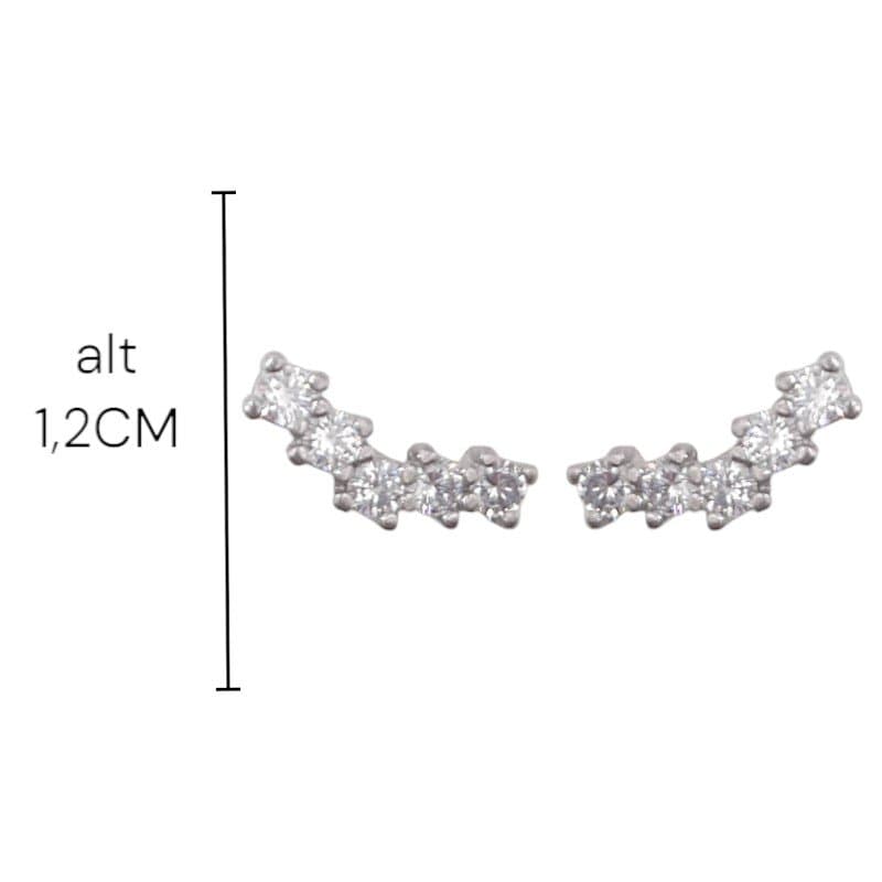 Brinco Ear Cuff 5 Pedras