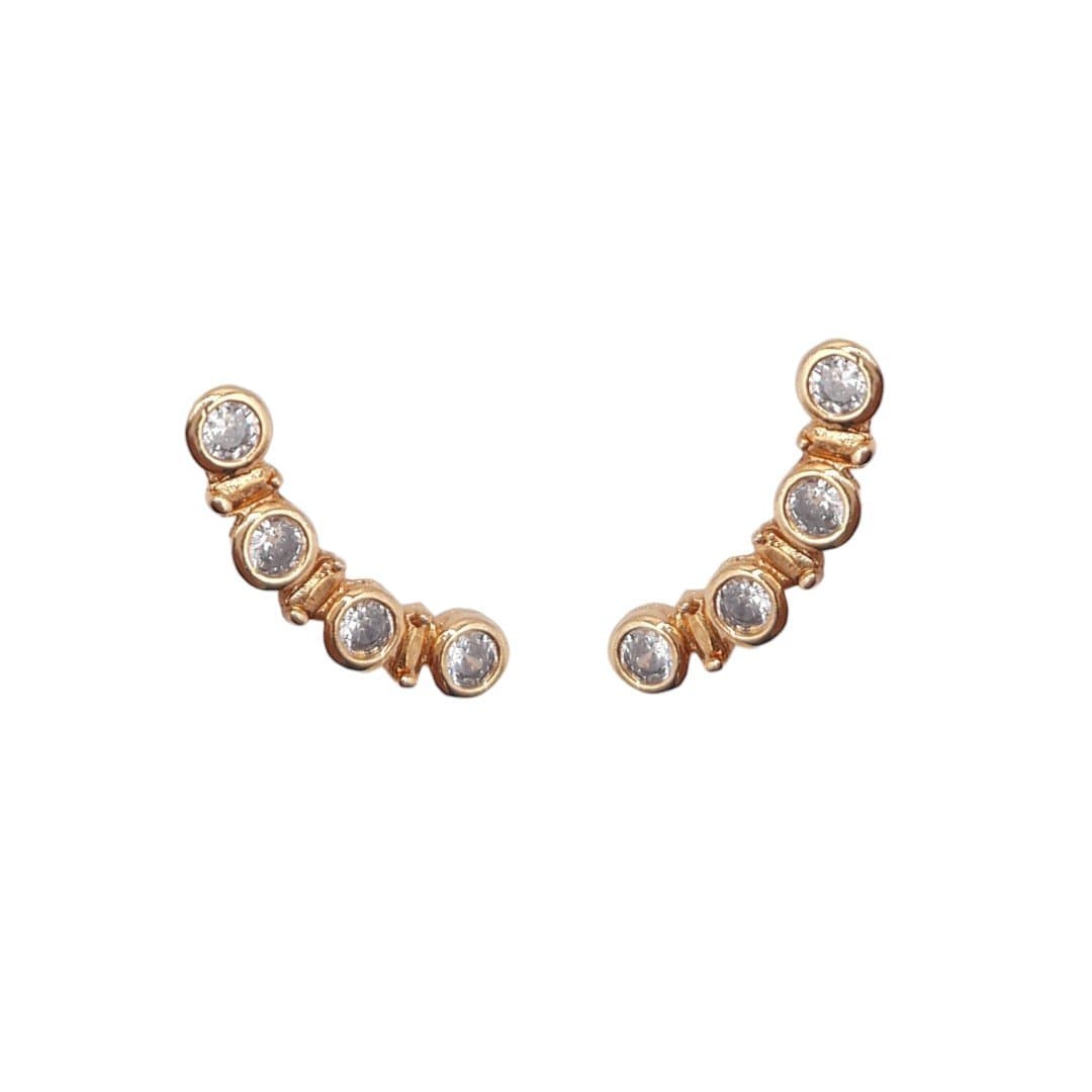 Brinco Ear Cuff  Cravejado