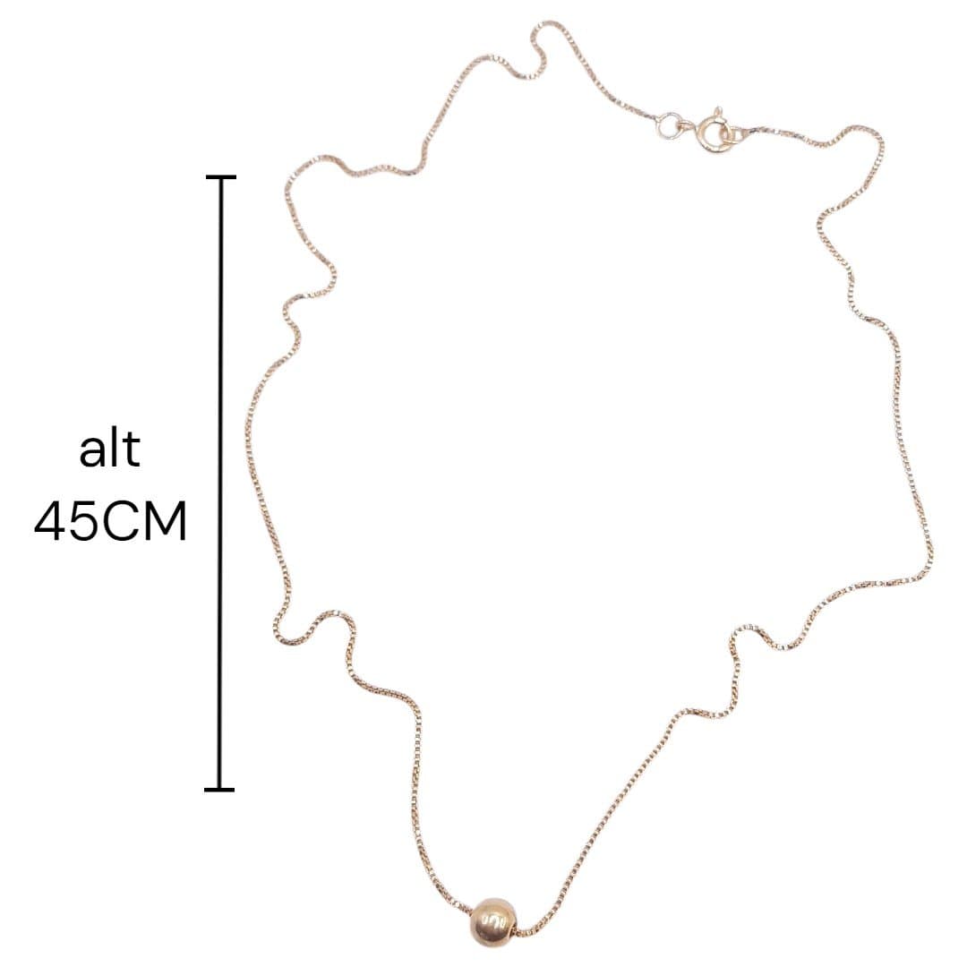 Colar Bola 6 Passante 45cms miniatura 2