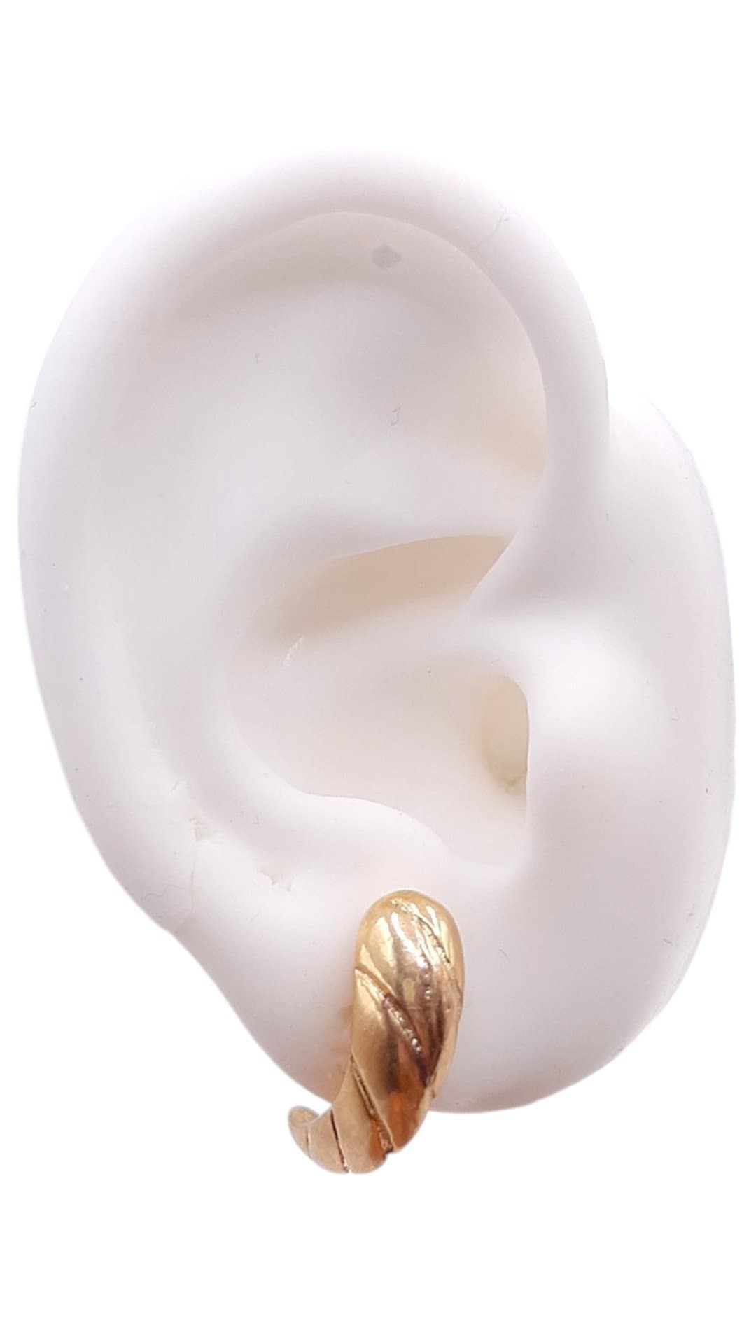 Brinco Argola De Gota Riscada miniatura 2