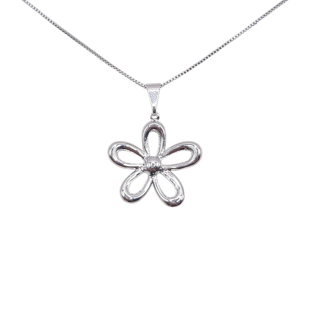 Pingente Flor Grande Vazada miniatura 3
