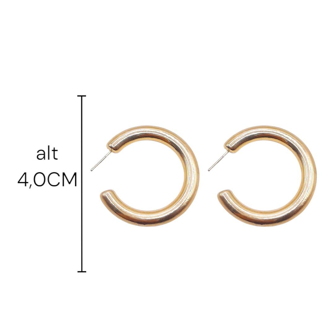Brinco Argola 6mm Abs miniatura 2