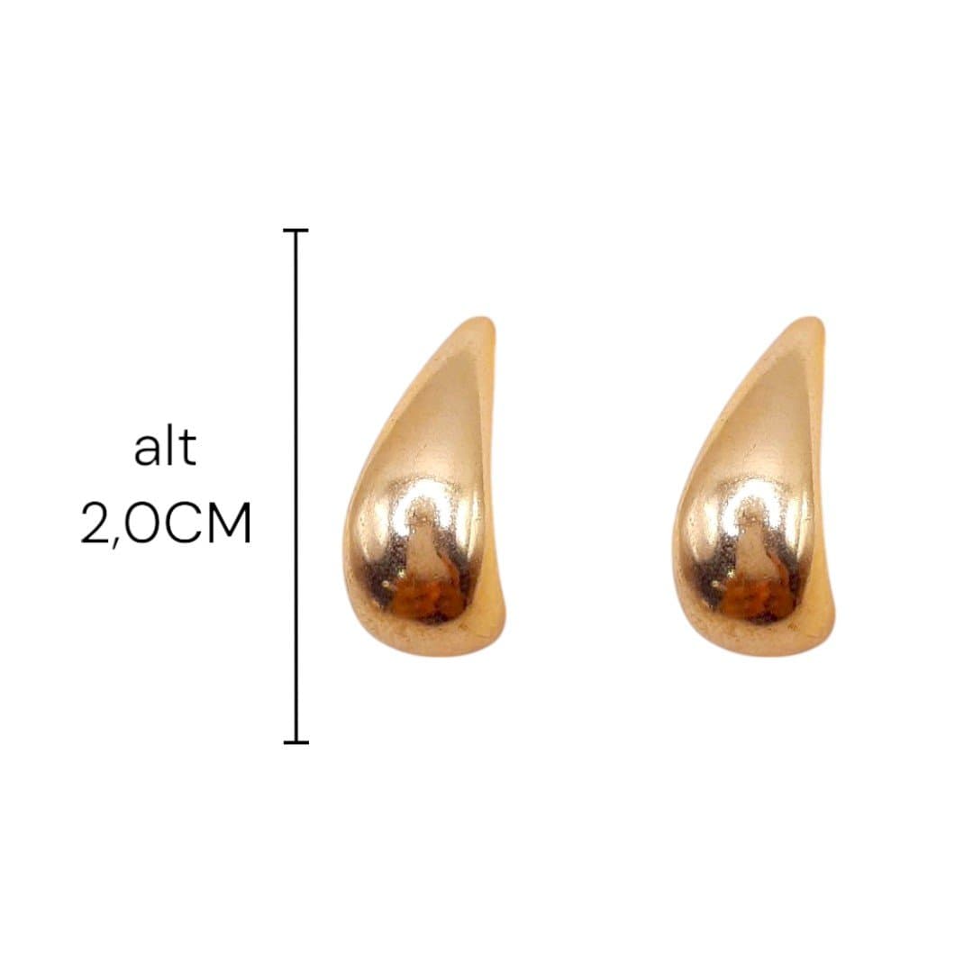 Brinco Gota Curvada