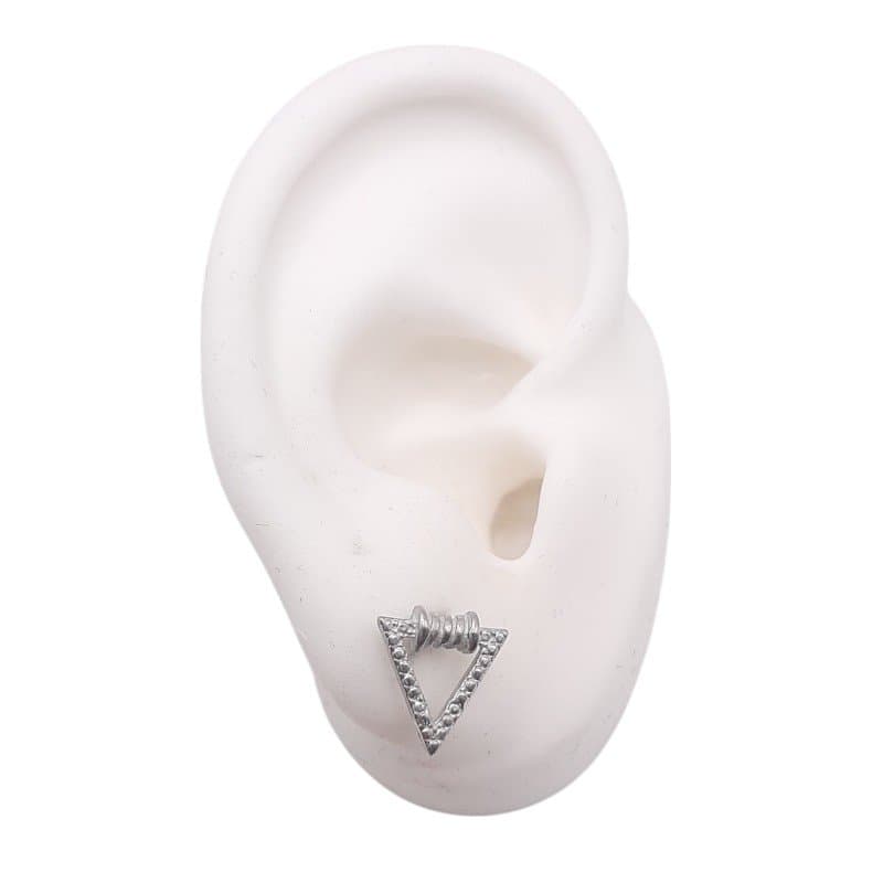 Brinco Triangulo Com Amarração miniatura 2