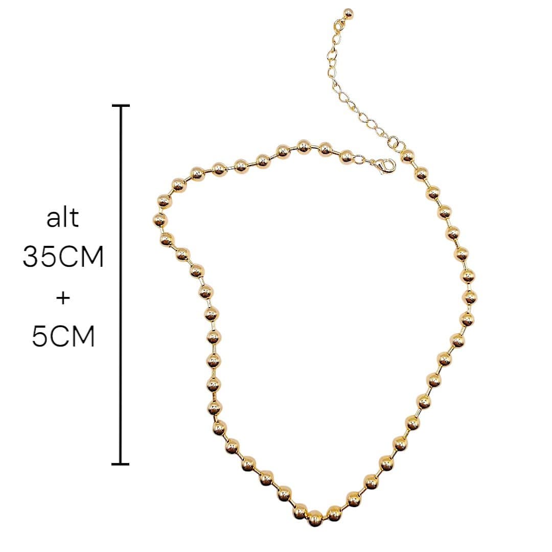 Choker Bolinha 5mm. miniatura 2