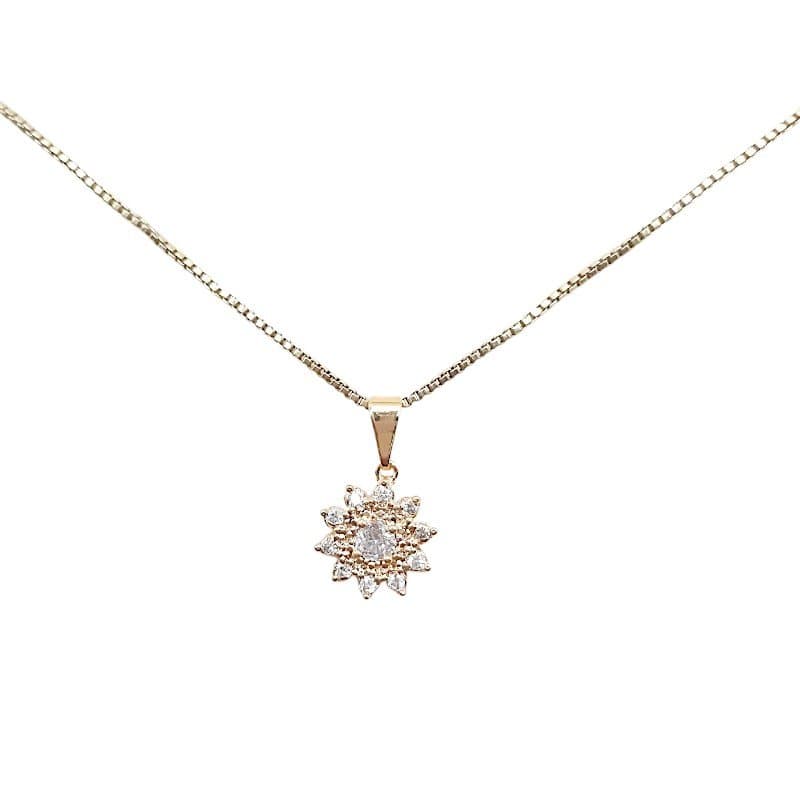 Pingente Flor Cravejada miniatura 2