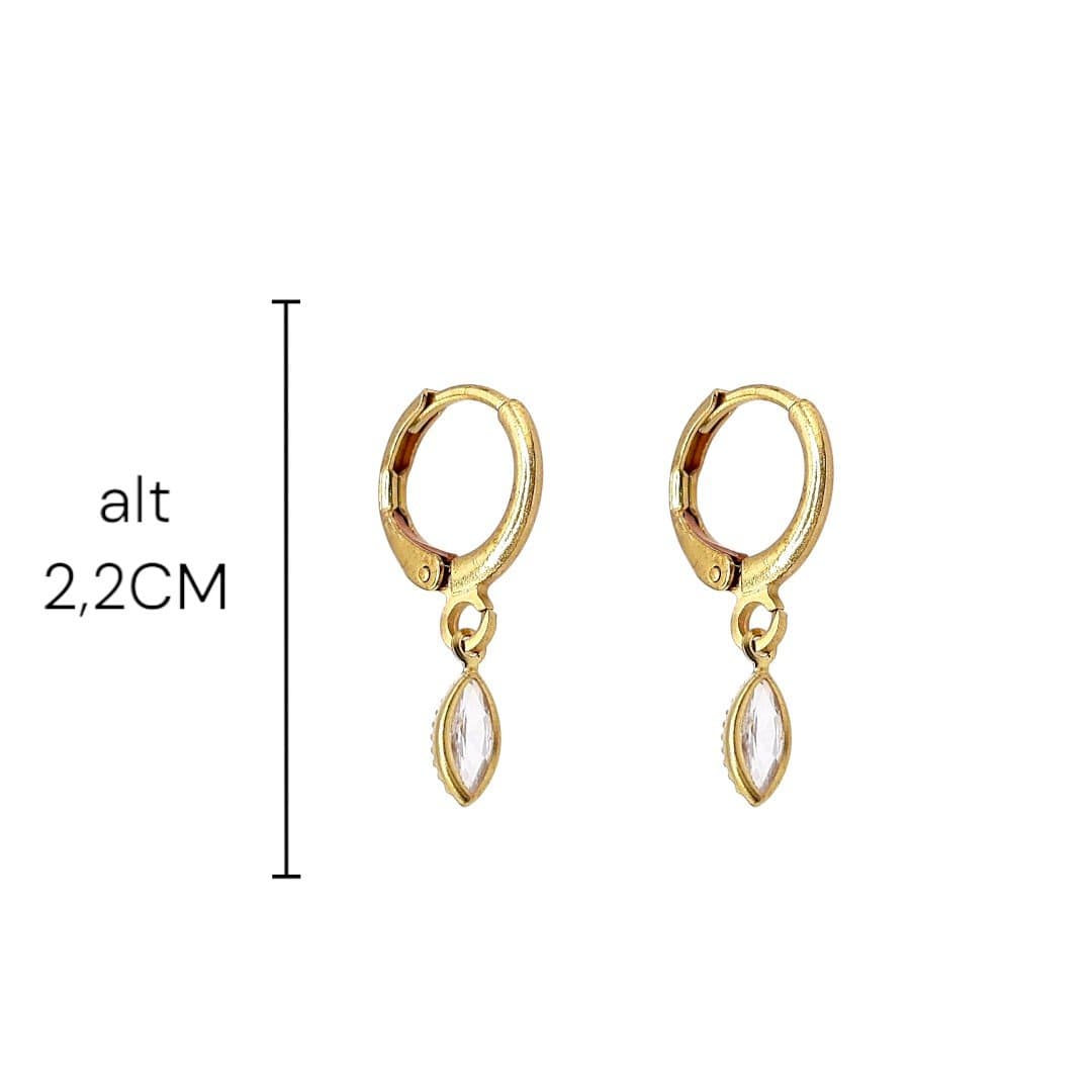 Brinco Argolinha Click Com Navetinha