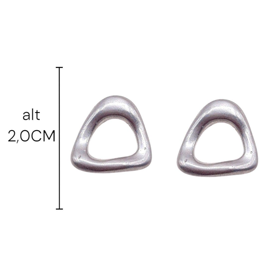 Brinco Triângular Orgânico miniatura 2