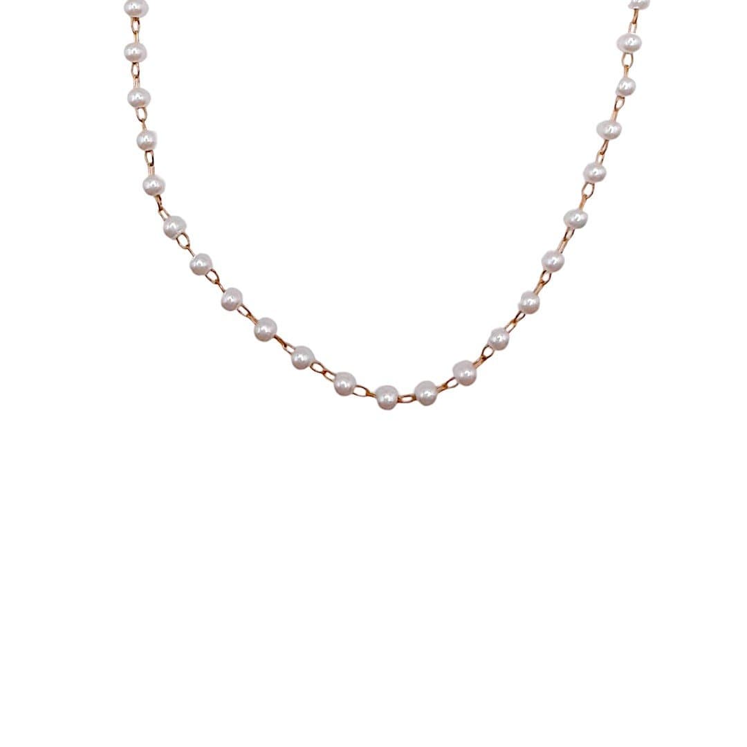 Choker Mini  Pérolas Espaçadas miniatura 2
