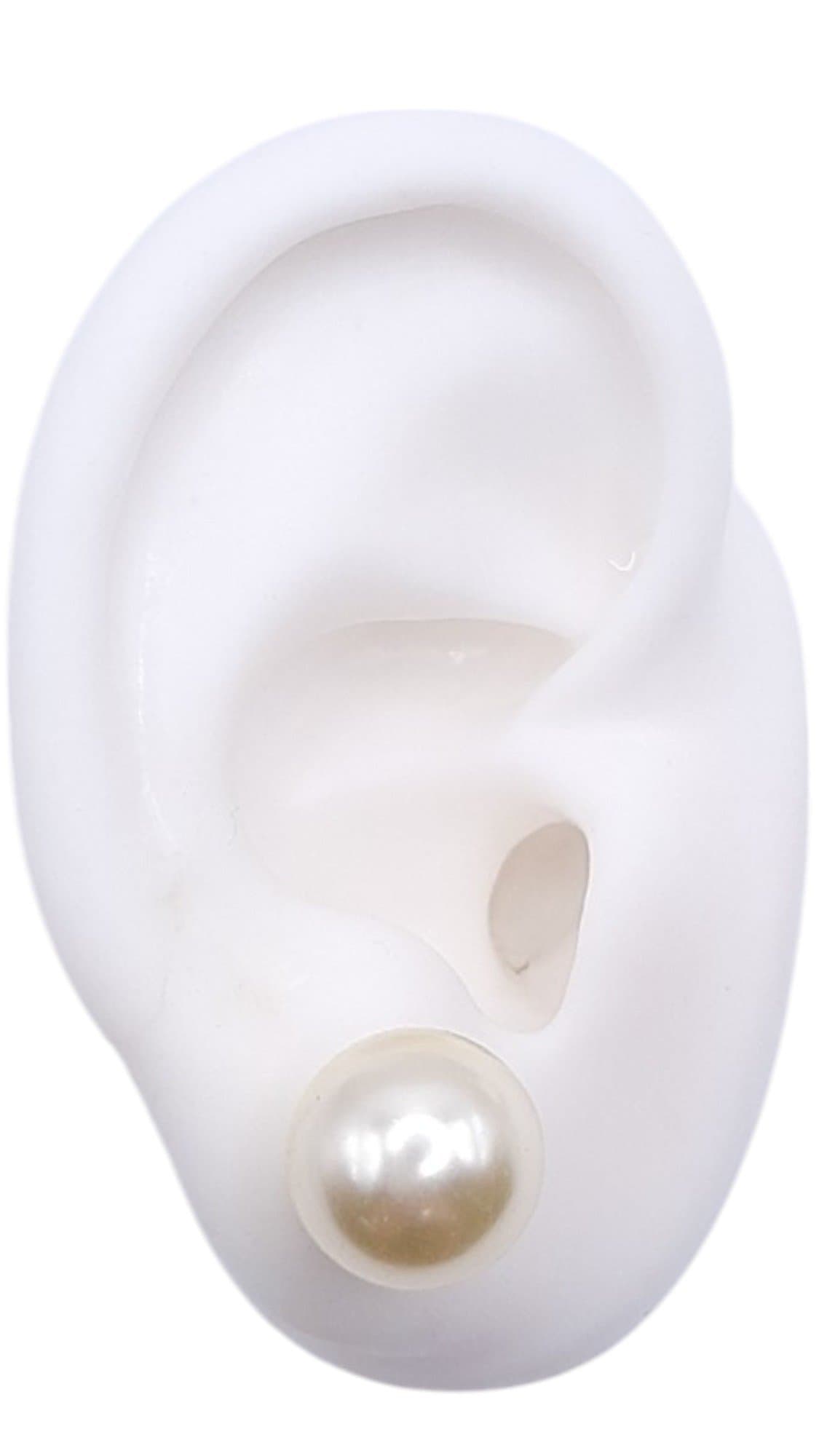 Brinco Perola De 12mm miniatura 3