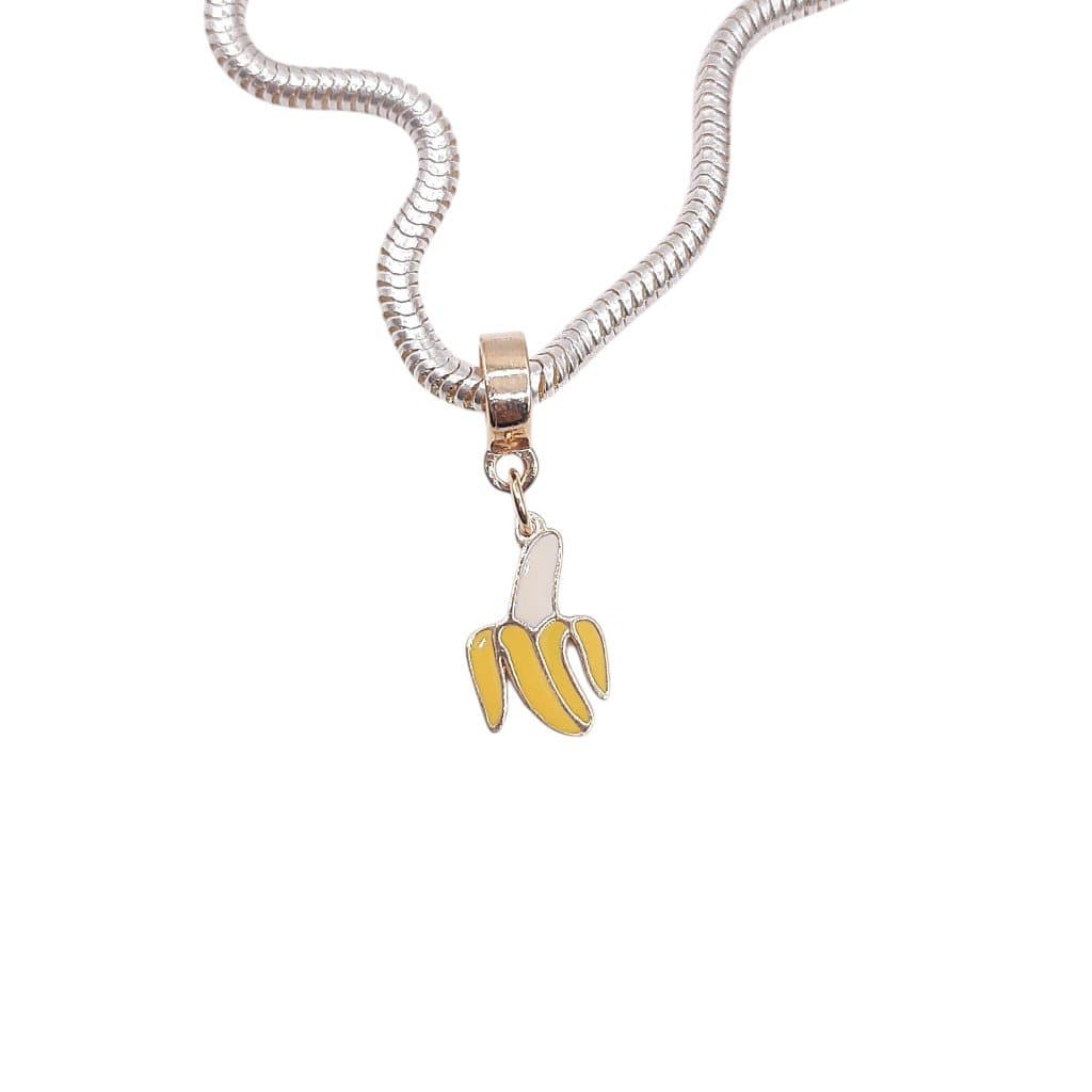 Berloque Banana Esmaltada miniatura 2
