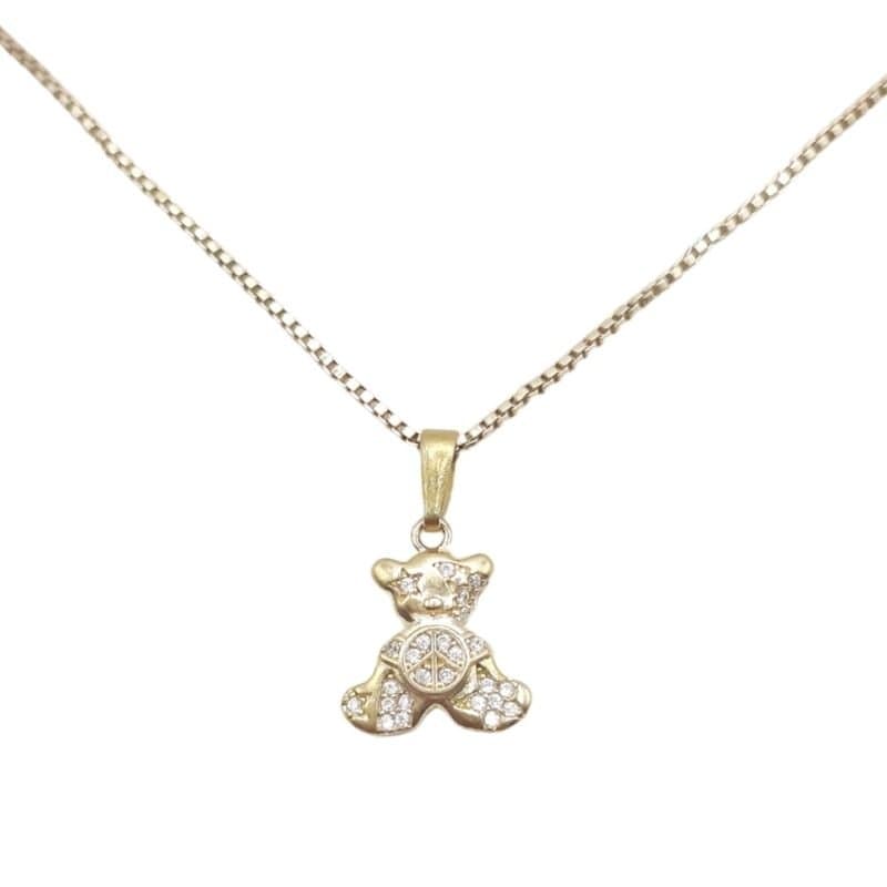 Pingente Urso Cravejado miniatura 2
