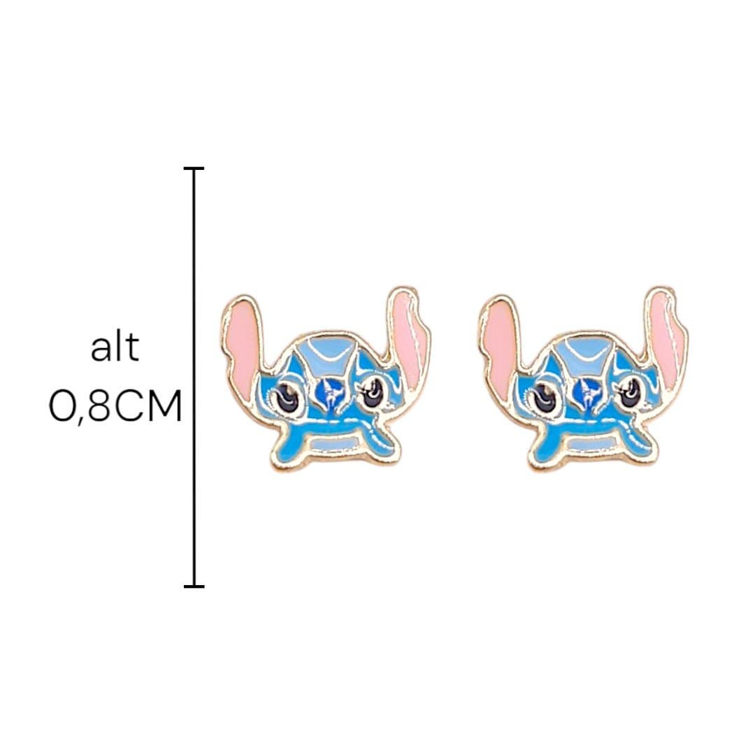 Brinco Infantil Esmaltado Folheado miniatura 2