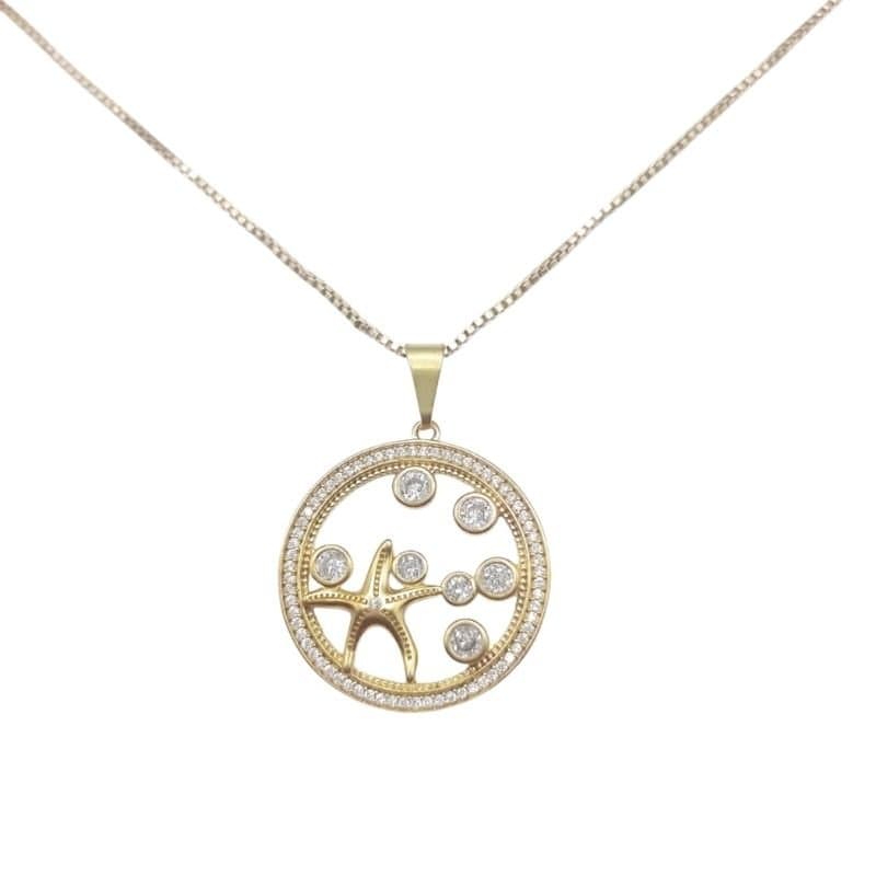 Pingente Mandala Cravejada Com Estrela miniatura 2