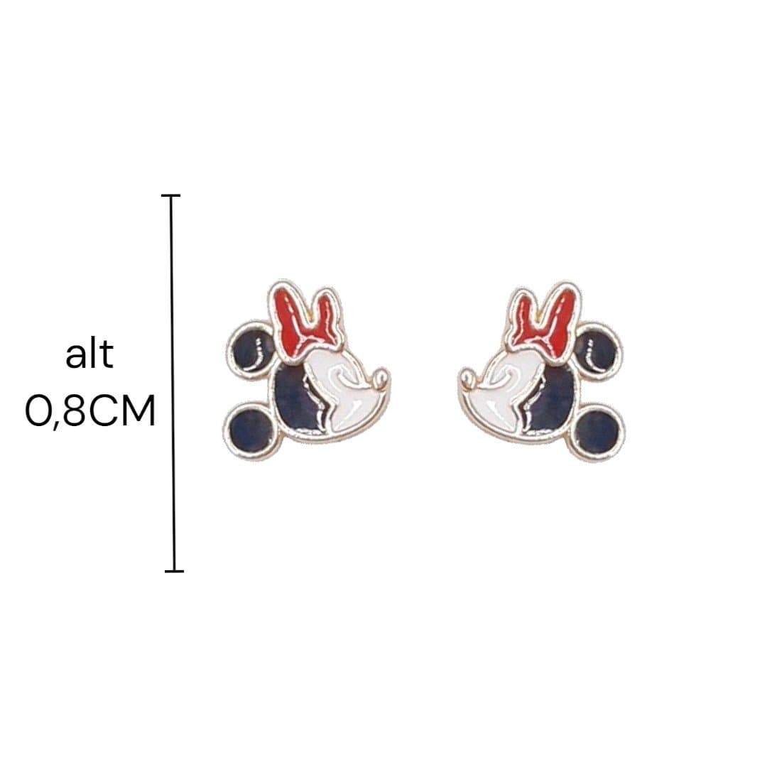 Brinco Minnie Para Resina