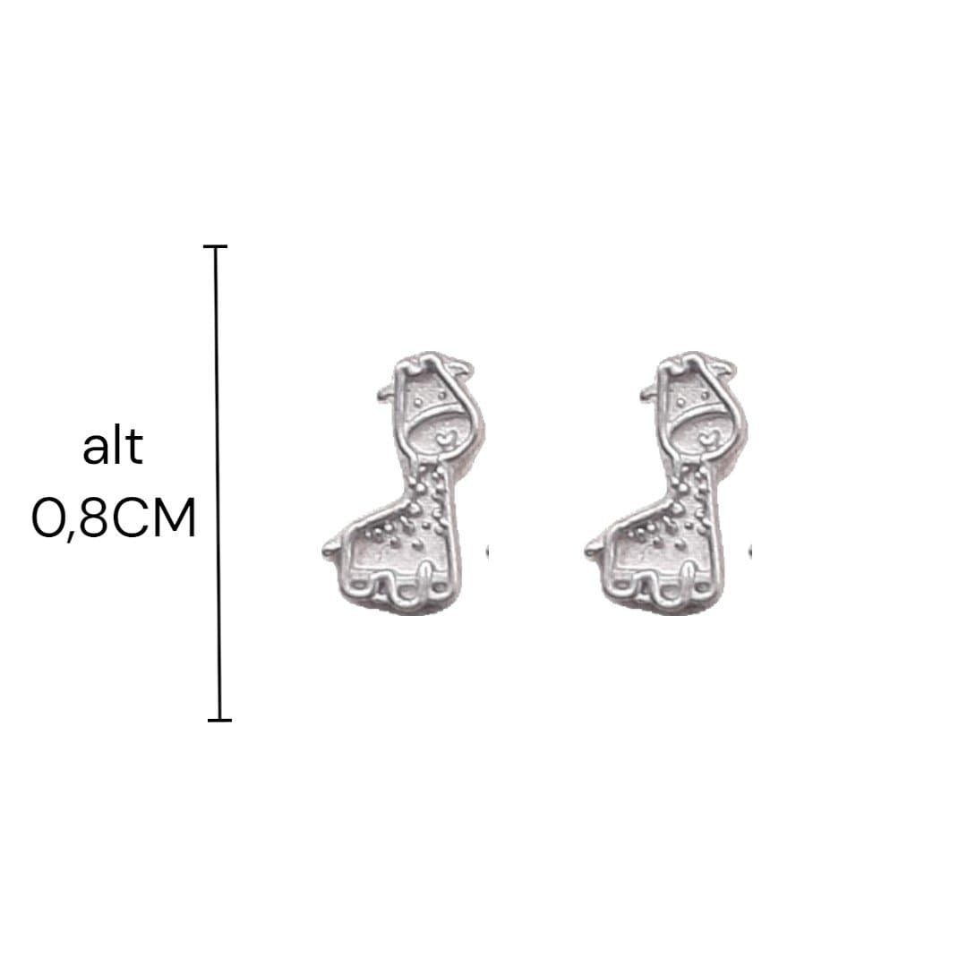 Brinco Girafinha Para Resina