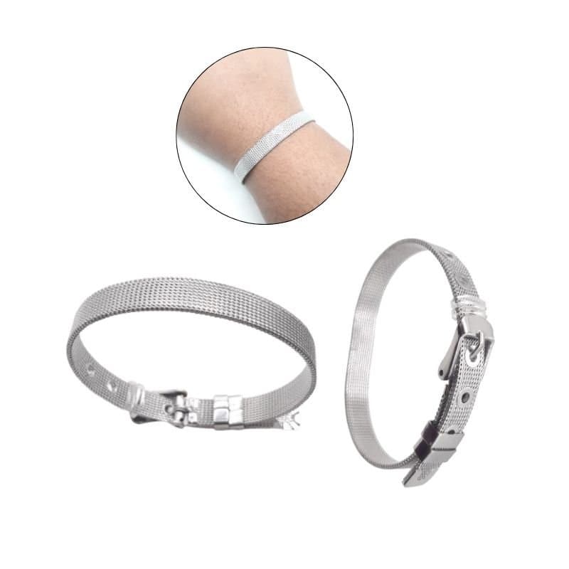 Pulseira Berloqueira 7mm - Inox