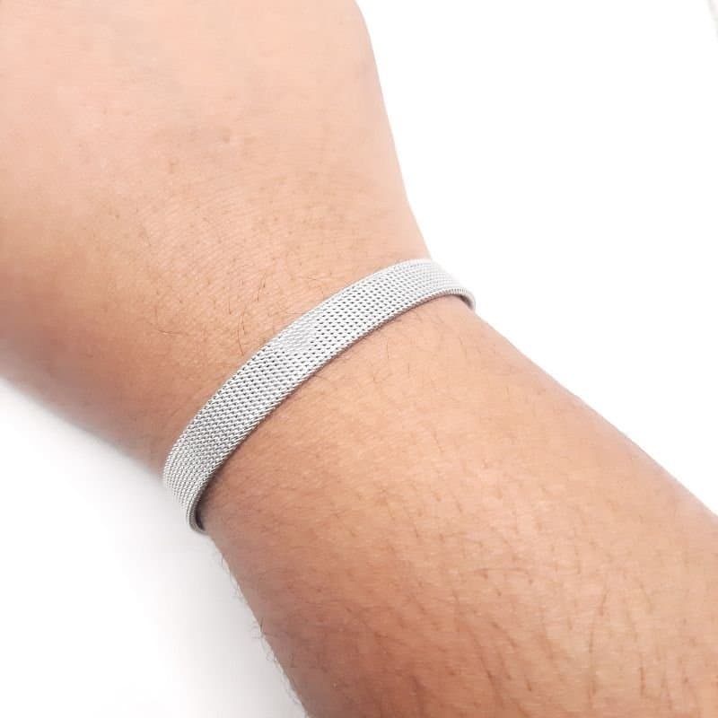 Pulseira Berloqueira 7mm - Inox miniatura 2
