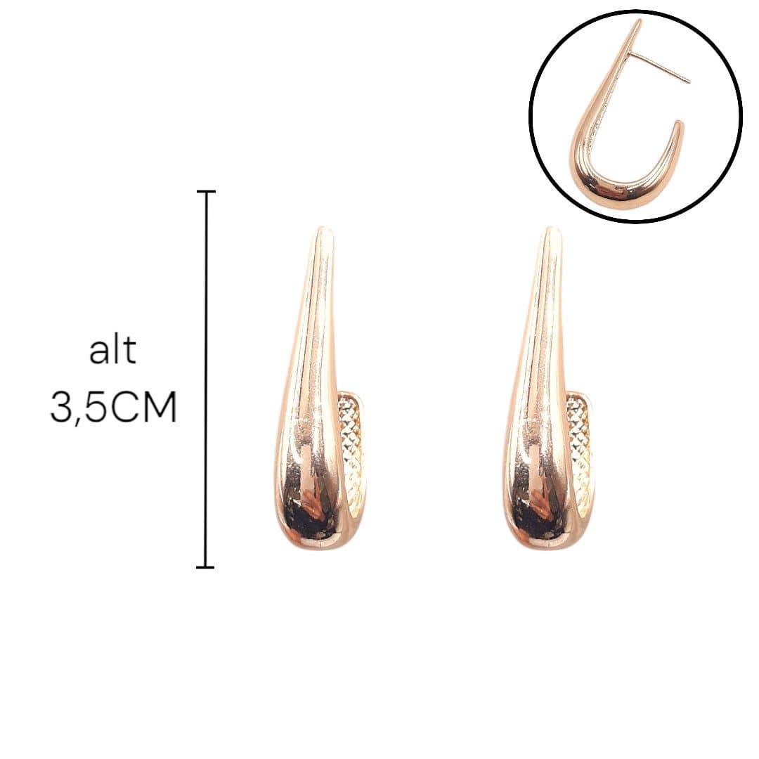 Brinco Argola De Gota G. miniatura 2