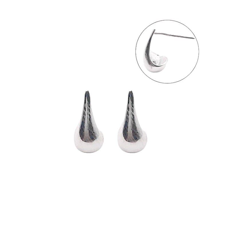 Brinco Gota Baby Nº2 Prata 925 miniatura 2