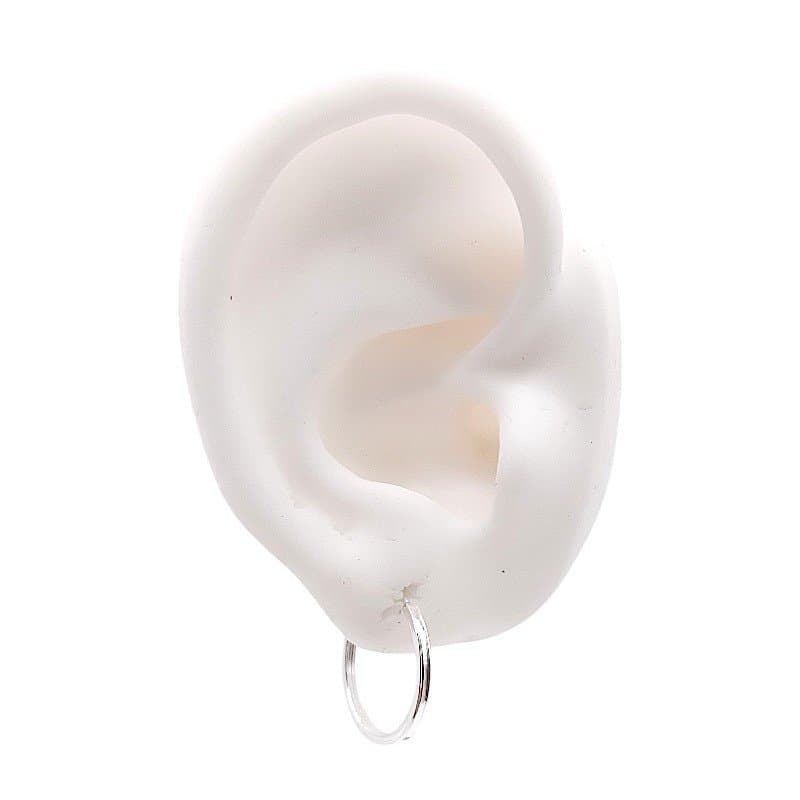 Argola De Fio Quadrado 1,8cm Prata 925 miniatura 3